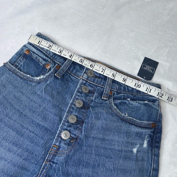 Abercrombie & Fitch The Skinny High Rise Jeans Size 23 - Picture 8 of 11